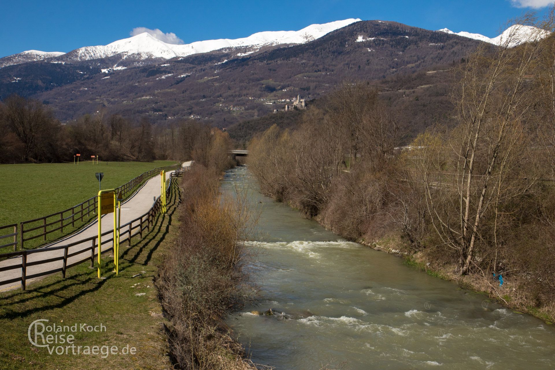 mit Kindern per Rad über die Alpen, Via Claudia Augusta, Burg von Borgo Vecchio